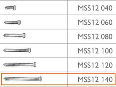 MEISINGER Micro Screw 3 x Ø1.2 - 14mm, by Prof. Dr. Fouad Khoury