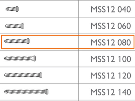 MEISINGER Micro Screw 3 x Ø1.2 - 8mm, by Prof. Dr. Fouad Khoury
