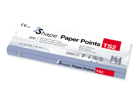 MicroMega - Sterilní papírové čepy 2Shape, TS2