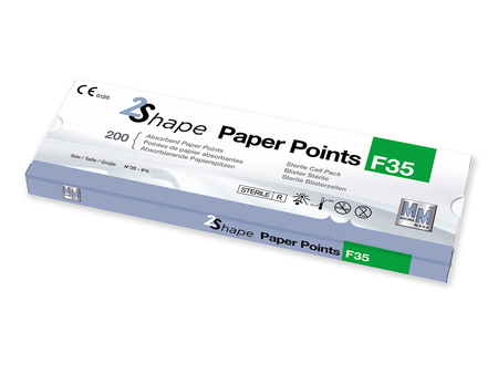 MicroMega - Sterilní papírové čepy 2Shape, F35 (2)