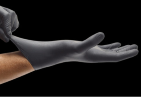 Rukavice LATEX 100ks černé vel. XS 