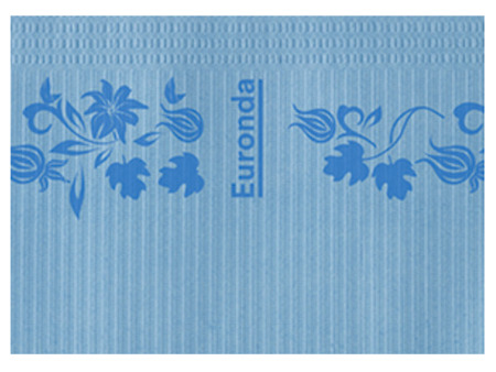 EURONDA Monoart TOWEL UP FLORAL ochranný plášť, modrý 33x45, 10balx50ks (21810493)
