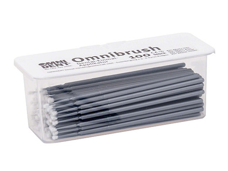 Mikroaplikátory Omnibrush 100ks stříbrné (88957)