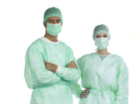 EURONDA chirurgická operační čepice, zelená 160ks/bal (270510)