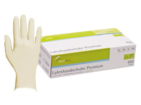 Rukavice Smart LATEX 100ks, přírodní Premium, vel. L