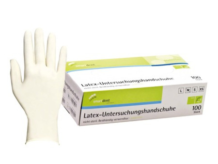 Rukavice Smart LATEX 100ks, přírodní vel. M