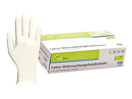 Rukavice Smart LATEX přírodní 100ks, vel. S