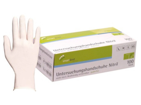 Rukavice Smart NITRIL 100ks, přírodní, vel. L