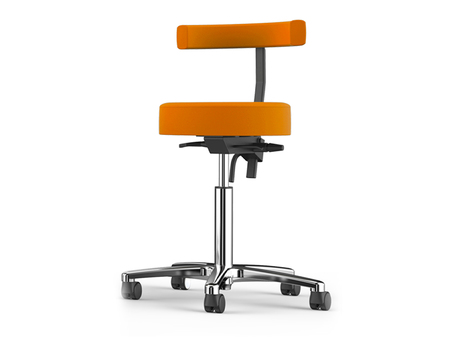 Stomatologická židle Ritter Gira Flex A plus - oranžová