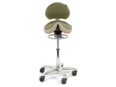 Stomatologická židle Sedlo Medical Amazone Balance s opěrkou