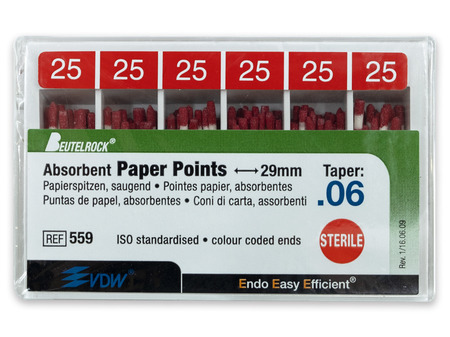 VDW - Papírové čepy .06, vel. 025